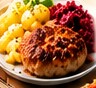 Kotlety mielone z ziemniakami i buraczkami